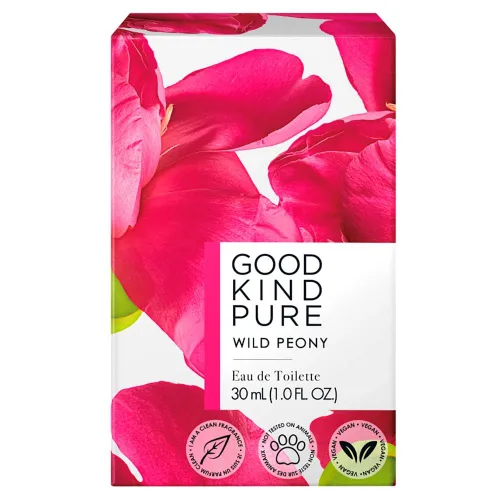 Miniatura 4 de Good Kind Pure Wild Peony Eau de Toilette Spray – Fragancia vibrante y floral – Notas de peonía y pomelo rosa – Fórmula limpia, vegana y duradera