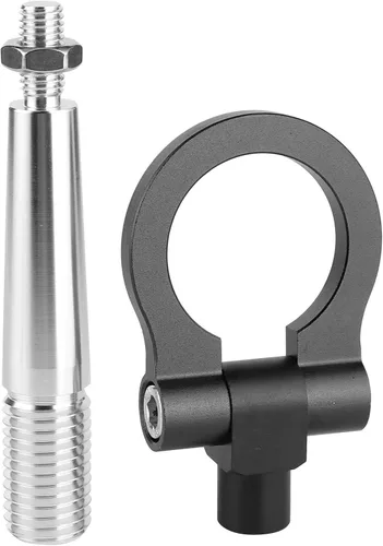 Miniatura 7 de Gancho de remolque, gancho de remolque para JDM con tornillo para pista de carreras, anillo de remolque para GTR R35 370Z 2009 en adelante para Juke