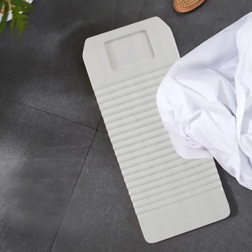 Miniatura 8 de YARNOW Tabla de lavado de silicona tabla de lavar tabla de lavar lavadero limpio Lavandería Limón Washboard para lavandería Blanco