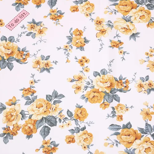 Miniatura 7 de Paquete de 10 piezas de tela de algodón con estampado floral de 18 x 22 pulgadas, cuadrados de tela acolchada precortados para coser, manualidades
