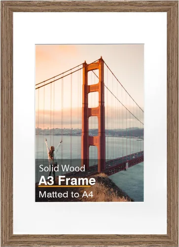 Miniatura 128 de KINLINK 3.5x5 Picture Frame, Ash Black Solid Wood Frame with Plexiglass for Table Top and Wall Mounting, Photo Frame for Horizontal or Vertical