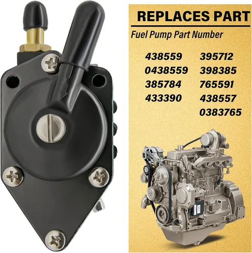 Miniatura 3 de 438559 Bomba de combustible para fueraborda Johnson Evinrude 25 35 50 65 70 75 85 88 90 100 105 115 135 140 HP Reemplaza 385784 0438559 433390