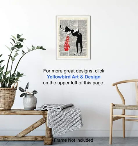 Miniatura 5 de Banksy Graffiti Dictionary Art - Impresión fotográfica de 8 x 10 pulgadas, regalo único y genial para fanáticos de los murales urbanos, habitación