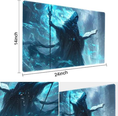 Miniatura 3 de Juego de mesa MTG de 14 x 24 pulgadas, compatible con OCG CCG RPG TCG Playmats (Call of Death)