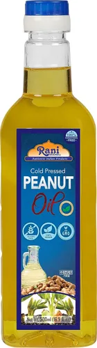Rani Aceite de maní 16.9 onzas (16.9 fl oz) prensado en frío | 100% natural | Sin OMG | Kosher | Vegano | Sin gluten