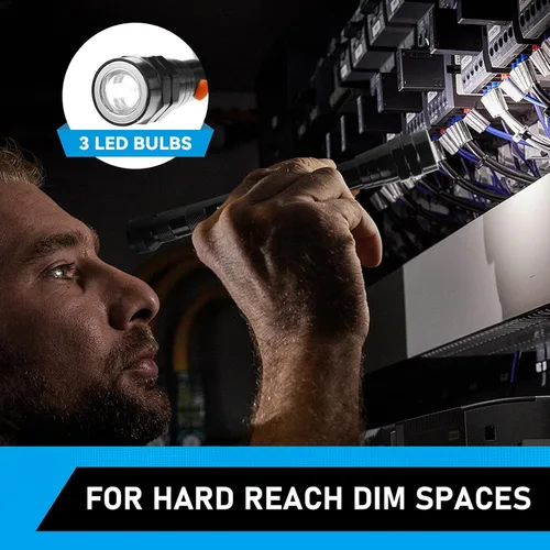 Miniatura 6 de Herramienta de Recogida Magnética Telescópica con Linterna Magnética de 3 LED, Rellenos de Calcetín Navideño para Hombres Adultos, Gadgets Geniales