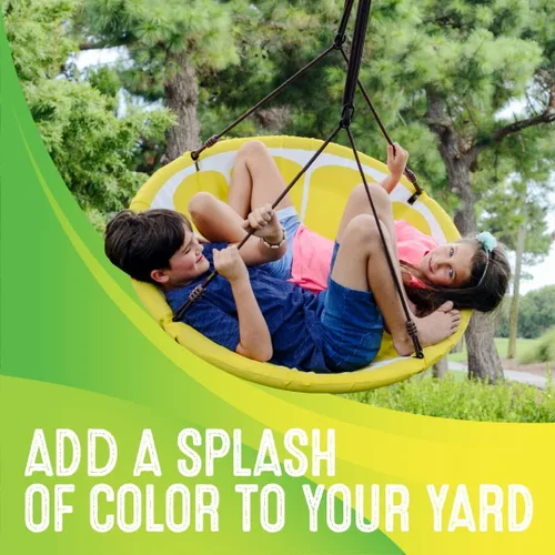 Miniatura 3 de Swurfer Saucer Tree Swing for Kids - Swing Sets for Backyard, Kids Outdoor Play Equipment, 500lbs Weight Capacity, Durable, Heavy Duty Metal Frame