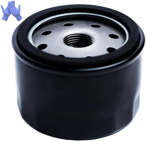 HOODELL 696854 Filtro de aceite con guantes, compatible con John Deere AM125424, Kawasaki 49065 7007, filtro de aceite para cortacésped Pro
