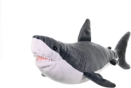 Miniatura 3 de Wild Republic Gran tiburón blanco de peluche de peluche, regalos para niños, Cuddlekins de 20 pulgadas