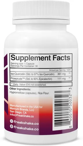 Miniatura 7 de Freak Shake Activador de resistencia de combustible de grano Epicatequina e isoquercetina Optimizador bioenergético para entrenamiento