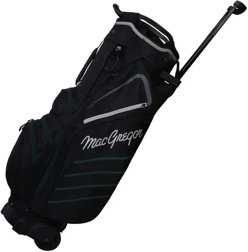 MacGregor Bolsa de carrito VIP de golf con ruedas incorporadas/mango, divisor de 14 vías