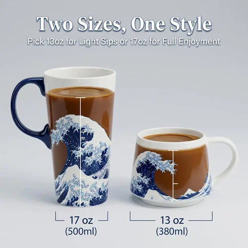 Miniatura 4 de DUSVALLY Taza de café de viaje de cerámica de 17 onzas con tapa, apta para microondas y lavavajillas, juego de 2 tazas reutilizables para café