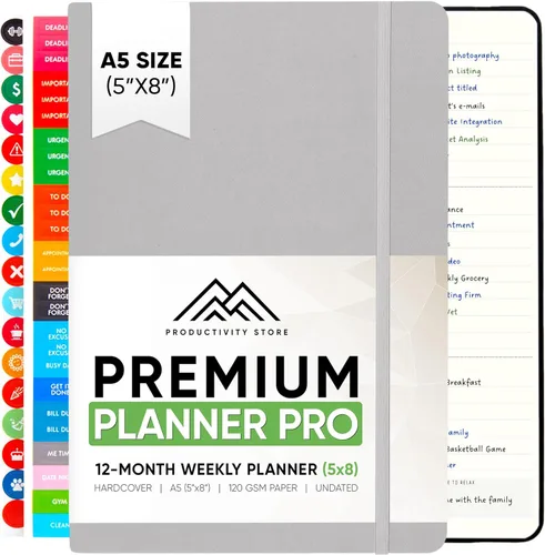 Miniatura 45 de Sin fecha, Agenda 2026, 8.5" x 11" - La Agenda de Productividad #1 para Lograr Tus Objetivos 2026 - Agenda 2026-2027 por PRODUCTIVITY STORE