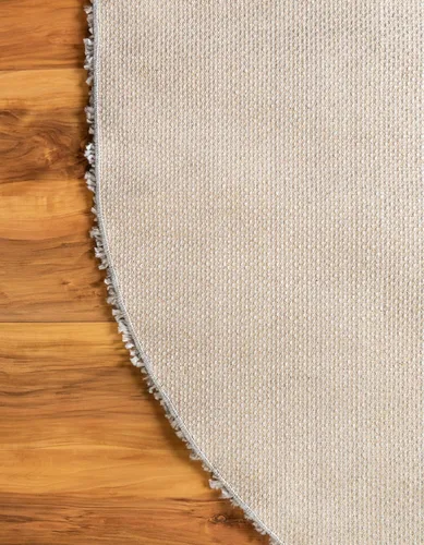 Miniatura 8 de Unique Loom Davos Shag Collection Alfombra de Área - Sólida (5 pies 3 pulgadas x 8 pies Oval, Sterling)