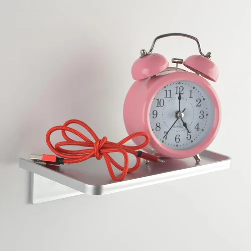 Miniatura 4 de JDYOOMI Estantes Flotantes de Pared de Acrílico - Pequeño Soporte Adhesivo para Teléfono Montado en la Pared, Organizador de Toallitas, Estante