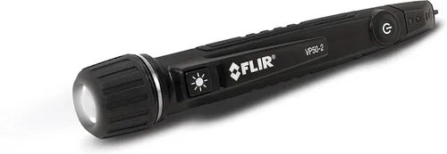 Miniatura 4 de FLIR VP50-2 Triple alarma CAT IV Detector de voltaje sin contacto y linterna - Alarmas de vibración y retroalimentación de sonido y una potente