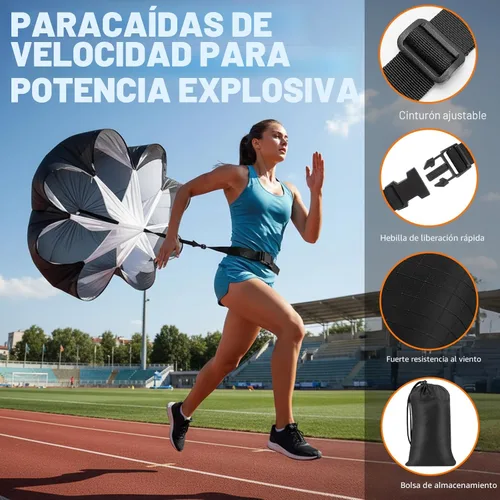 Miniatura 7 de Agility Ladder, Soccer Football Training Equipment Set - 20ft Speed Ladder, 4 Hurdles,Parachute, 12 Cones & Jump Rope Agility & Speed Training for