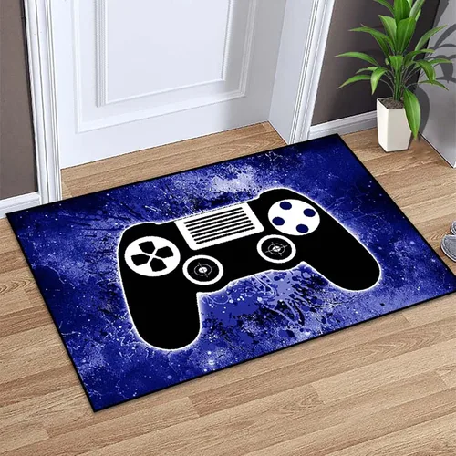 Miniatura 9 de BATATADOCE Alfombras de videojuegos para dormitorio de niños, alfombras para sala de juegos, decoración de juegos para niños, alfombra de área