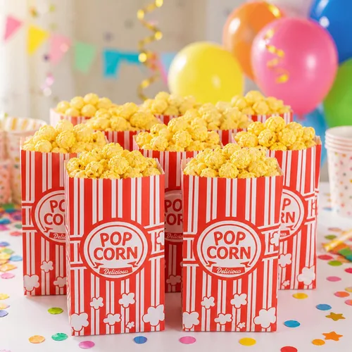 Miniatura 4 de Bolsas de papel para palomitas de maíz, paquete de 120 bolsas de palomitas de maíz de 1 onza, porciones individuales, bolsa de palomitas de maíz a