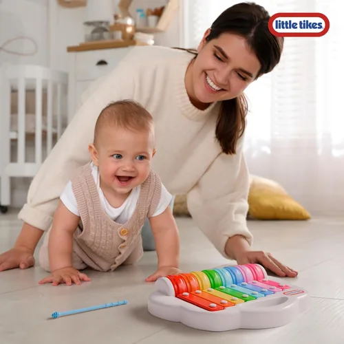 Miniatura 5 de Lollipop Little Tikes - Juguete xilófono 2 en 1 para niños pequeños, gira para tocar diferentes melodías - Diversión musical para niños pequeños