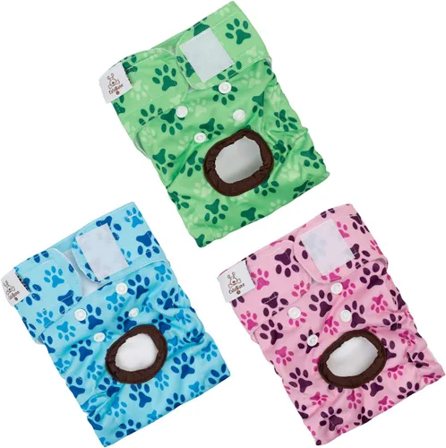 Miniatura 27 de CuteBone D36L - Pañales para perras, paquete de 3 unidades, tamaño L, D36L