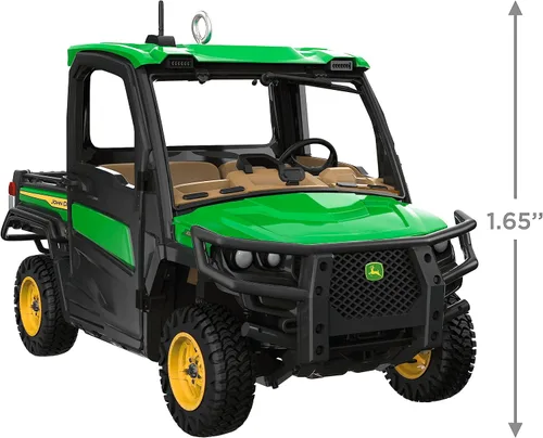 Miniatura 5 de Hallmark Keepsake Adorno navideño 2023, John Deere Gator XUV835R Vehículo utilitario de metal, regalos para coleccionistas de automóviles