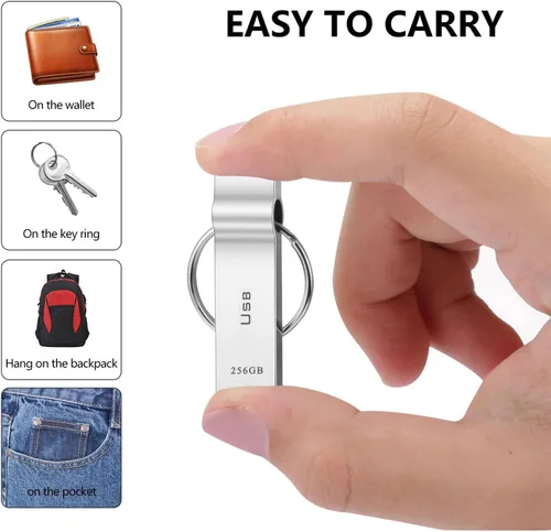 Miniatura 4 de Unidad Flash USB de 230GB Impermeable Memoria USB de Alta Velocidad Unidad de Memoria de 230GB Almacenamiento Ultra Grande Unidad de Memoria
