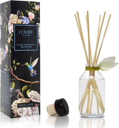 Miniatura 37 de Set de difusor de cañas, difusor de aceite perfumado con aroma a ámbar romántico y varillas, accesorios de fragancia para el hogar para decorar