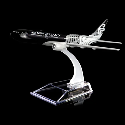 Miniatura 4 de 24-Hours 1/400 Nueva Zelanda black777 modelo de avión para exhibición