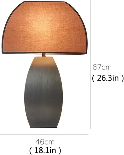 Miniatura 2 de Bedside Table Lamp Simple Metal Bedside Lamp Modern Bedroom Bedside Lamp Stylish Home Living Room Study Room Decorative Table Lamp Bedside Lamps