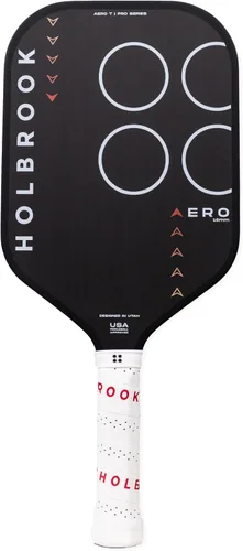 Holbrook Paleta de pickleball sin bordes de la serie Aero: Aprobado por USAPA, superficie de fibra de carbono, núcleo de polipropileno de espuma,