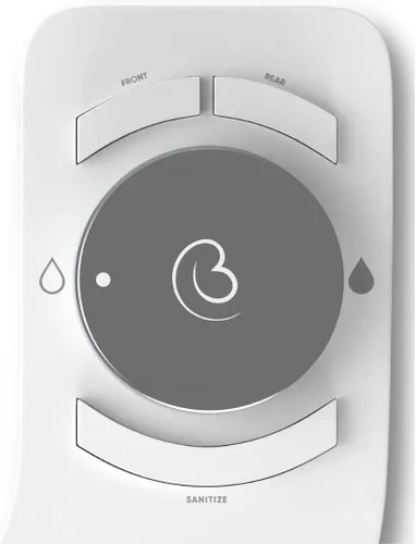Revolution Plus (agua caliente). Accesorio de bidé para inodoro. Diseño de lujo, pulverizador de bidé de baño para inodoro, no eléctrico, boquilla