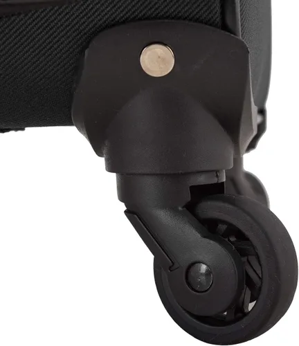 Miniatura 4 de U.S. Traveler Aviron Bay - Equipaje extensible con ruedas giratorias, Negro), US08125K23