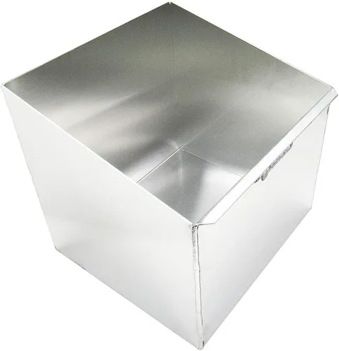 Miniatura 5 de Pit Posse Soporte individual de aluminio 429 para jarra de combustible, fabricado en Estados Unidos, remolque cerrado de carreras, tienda plateado