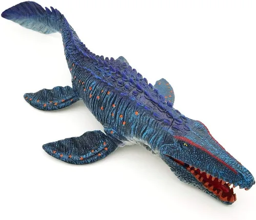 SIENON Jurassic - Juguete grande de dinosaurio Mosasaurus de 13.4 pulgadas, figuras de dinosaurio realistas, figura de dinosaurio, monstruo de mar