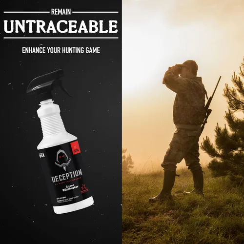 Miniatura 3 de Spray de campo de caza, botella de caza eliminadora de aroma de 32 onzas, cazadores seguros para la ropa, sin olor, para caza, control de olores