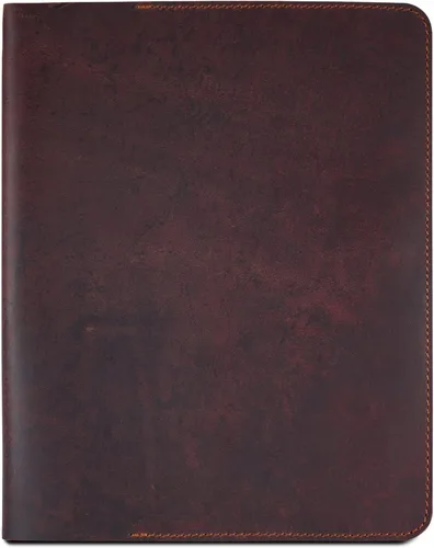 Miniatura 2 de Funda de cuero de grano completo resistente (8.5 x 11 pulgadas), Cahier XXL recargable, Cuaderno espiral recargable (8.5 x 11 pulgadas), Funda