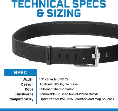 Miniatura 7 de Blue Force Gear FORM Belt – Cinturón CCW y EDC resistente, hebilla extraíble de 1.5