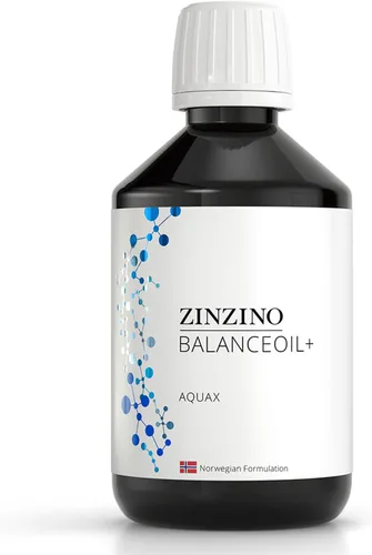 Zinzino BalanceOil+ AquaX - Omega-6:3 óptimo, contribuye a la función normal del cerebro y al sistema inmunológico, mantiene EPA y DHA - 10.1 fl oz