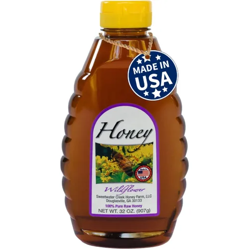 Miniatura 13 de Miel de azahar – 100% pura, cruda y sin filtrar – 32 onzas – Sweetwater Creek Honey Farm – Propiedad y operación de apicultores, 100% miel
