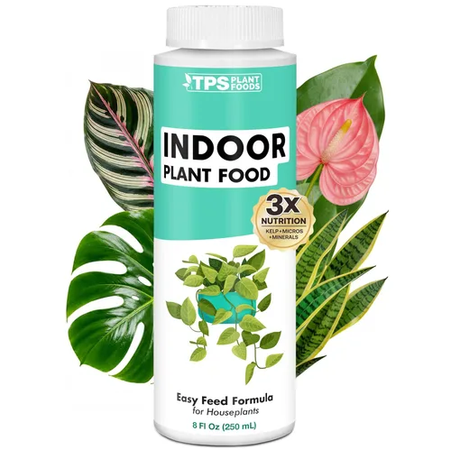 Abono para Plantas de Interior - Fertilizante Líquido para Plantas de Interior y Plantas de Maceta, por TPS Plant Foods, 8 oz (250 mL)