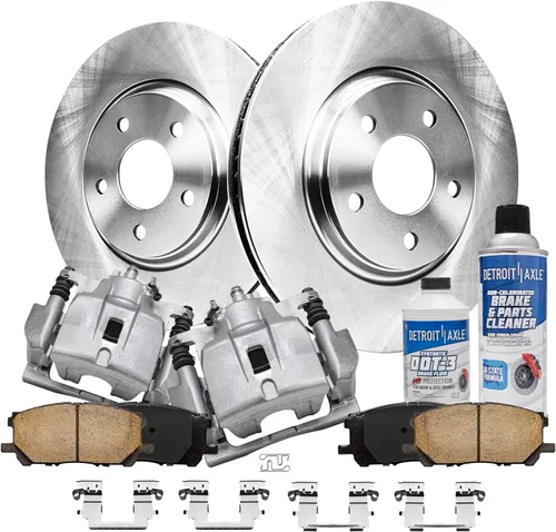 Miniatura 76 de Detroit Axle - Rotores de freno para Ford Mustang 2015 2016 2017 2018 2019 2020 2021 2022 2023 Rotores de freno de disco 2016 2017 2018 2019