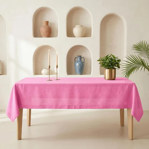 Miniatura 49 de Solino Home Mantel cuadrado de lino rojo de 52 x 52 pulgadas, mantel Fete de lino 100% puro, lavable a máquina para el 4 de julio