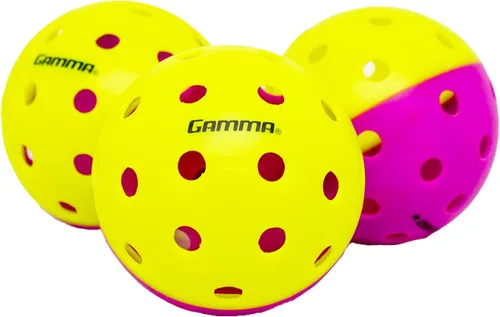 Miniatura 3 de Gamma Bolas de pickleball de entrenamiento de dos tonos, pelotas de pickleball de alta visibilidad para exteriores, ideales para todos los niveles