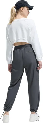 Miniatura 3 de Pantalones cargo de secado rápido, ligeros, tácticos, con 5 bolsillos, para mujer, cintura elástica y resistentes al agua