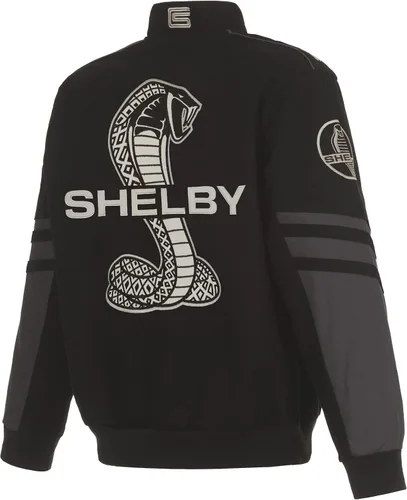 Miniatura 2 de JH DESIGN GROUP Shelby Cobra - Chaqueta de sarga clásica bordada para hombre