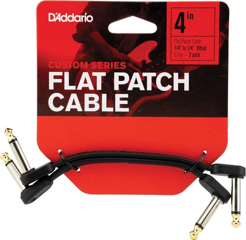 Miniatura 7 de Cable de guitarra D'Addario - Cable de parche de guitarra - Cable de instrumento - Accesorios de guitarra - Cable de la serie clásica - 1 pie/0.30