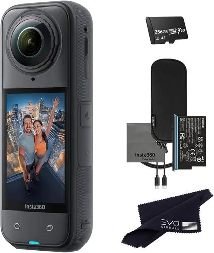 Miniatura 15 de Insta360 X5 - Cámara de acción impermeable 360 con sensores de 1/1.28", video HDR 360 de 8K, foto de 72 MP, lente única 4K a 60 fps, rendimiento