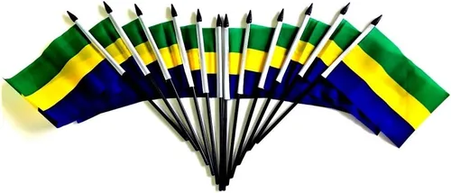 Miniatura 16 de World Flags Direct Banderas en miniatura de poliéster de Afganistán, paquete de 12, decoración de mesa de fiesta, desfiles, 4 x 6 pulgadas, verde
