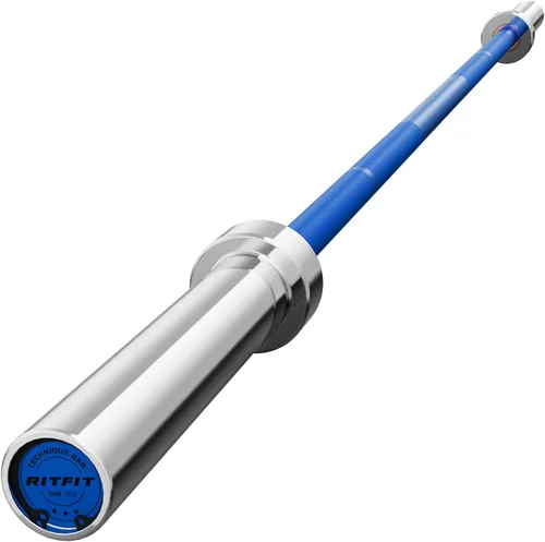 Miniatura 24 de RITFIT Olympic Barbell 4ft/6ft - 2 Inch Weight Bar for Strength Training, Weightlifting, Squat, Deadlift, Bench Press, Curl, Overhead Press